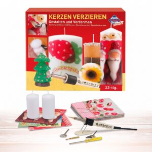 SET CREATIVO PARA DECORAR, PINTAR Y DAR FORMA A LAS VELAS