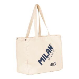BOLSO TOTE BAG, COLECCIÓN GIGANTE 403 SINCE 1918, BEIGE, 51 x 21,5 x 40,5 cm