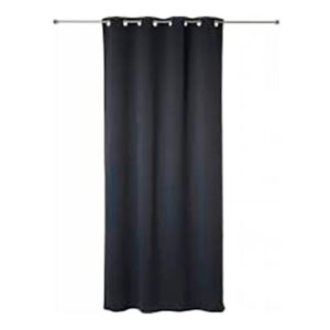 CORTINA OCULTACIÓN GRIS 135 x 240 cm, 2 uds