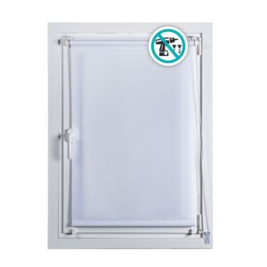 ESTOR ENROLLABLE CLIP & FIX BLANCO NIEVE 75 x 180 cm