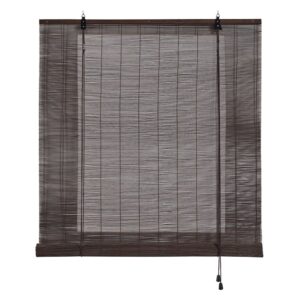 ESTOR ENROLLABLE BAMBÚ OCRE WENGUE 150 x 175 cm