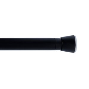 BARRA EXTENSIBLE MULTIUSO A PRESIÓN SIN TALADRO, NEGRA, Ø2,8 - 2,5 x 140 - 250 cm