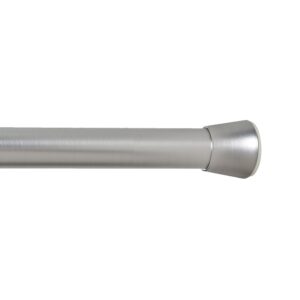 BARRA EXTENSIBLE MULTIUSO A PRESIÓN SIN TALADRO, PLATA, Ø2,8 - 2,5 x 140 - 250 cm