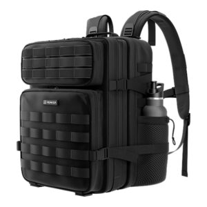 MOCHILA TÁCTICA MILITAR FORCE B500 50 l, NEGRA