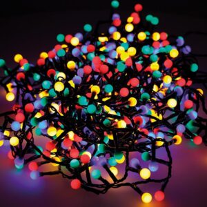 GUIRNALDA CHERRY COMPACT, MULTIFUNCIÓN, USO EXTERIOR, MULTICOLOR, 500 LEDS, 11 m