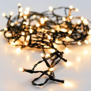 GUIRNALDA FIJA, PARA USO EXTERIOR, LUZ CÁLIDA, 480 LEDS, 36 m