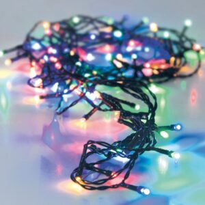 GUIRNALDA MULTIFUNCIÓN, USO EXTERIOR, TIPO ESPINO, MULTICOLOR, 700 LEDS, 17 m