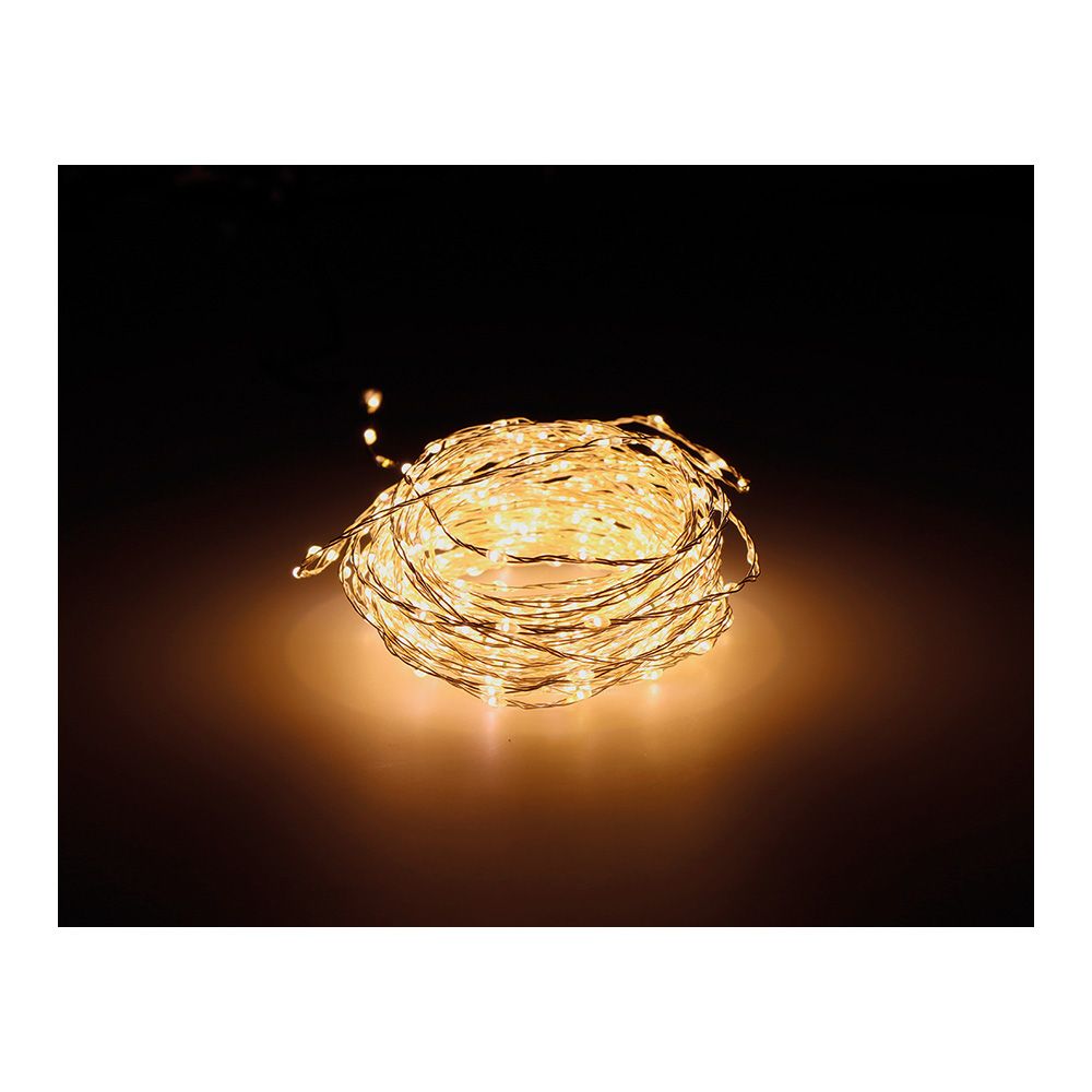 GUIRNALDA MICRO LED, 567 LEDS, MULTIFUNCIÓN, LUZ CÁLIDA, EXTERIOR, 9 m
