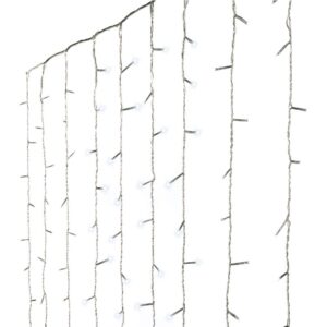 CORTINA MULTIFUNCIÓN, EXTERIOR, 240 LEDS, 2,2 x 1,5 m, BLANCO FRÍO