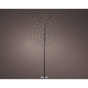ÁRBOL ILUMINADO EXTERIOR 160 LEDS LUZ CÁLIDA Ø70 cm x 1,80 m