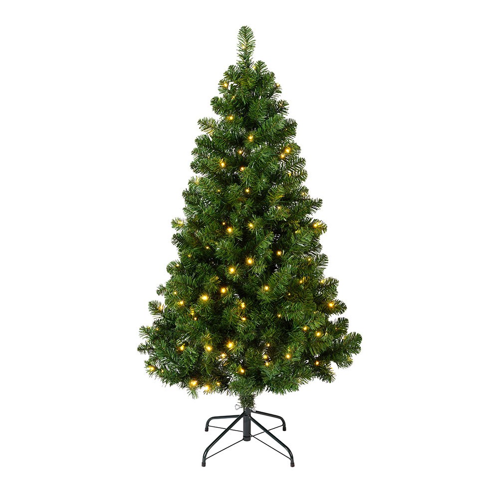 ÁRBOL DE NAVIDAD PINO IMPERIAL, USO INTERIOR, MULTIFUNCIÓN, BLANCO CÁLIDO, 170 LEDs, Ø97 x 150 cm