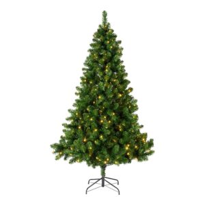 ÁRBOL DE NAVIDAD PINO IMPERIAL, USO INTERIOR, MULTIFUNCIÓN, BLANCO CÁLIDO, 260 LEDs, Ø117 x 180 cm