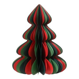ÁRBOL DE PAPEL DORADO CON PURPURINA Ø30 x 40 cm