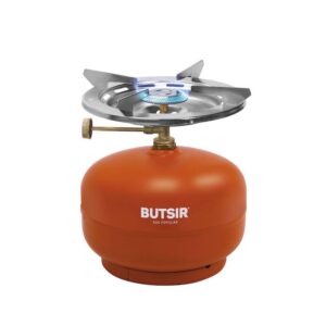 FOGÓN DE CAMPING DESTROYER PARA BOTELLA NARANJA Ø23 x 7cm