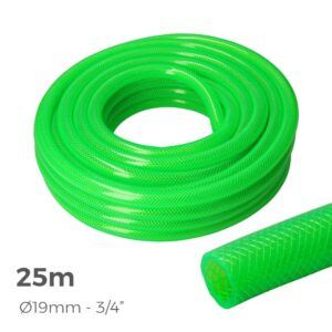 MANGUERA DE JARDÍN ESTANDAR Ø19 mm, ¾ pulg, 25 m