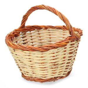CESTA CAÑA 30x22x15cm ALTURA CON ASA 23cm