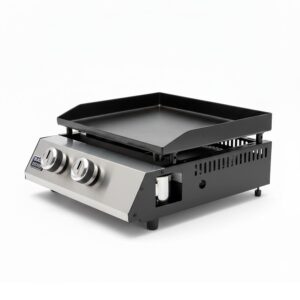 PLANCHA DE GAS BXOP4900E CON 2 QUEMADORES, 45 x 39 cm