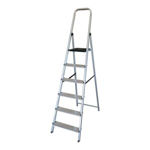 ESCALERA DOMESTICA DE ALUMINIO 6 PELDAÑOS