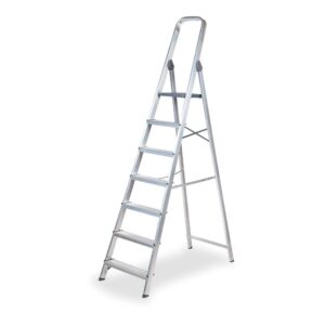 ESCALERA DOMÉSTICA DE ALUMINIO 7 PELDAÑOS