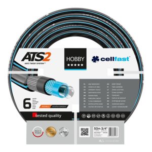 MANGUERA DE RIEGO HOBBY Ø19 mm, ¾ pulg, 50 m