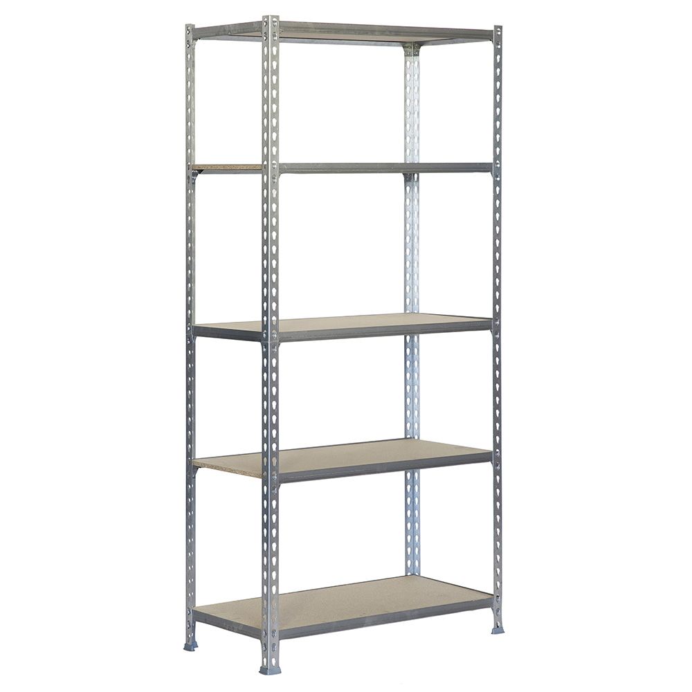 ESTANTERÍA MADERA 167.4x71x31cm 5B GALVA/MADERA 75KG SIMON RACK