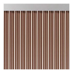 CORTINA PARA PUERTA CINTA S-350 COLOR MARRÓN 90 x 210 cm