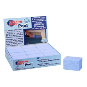 CLEANING BLOCK PARA PISCINA, 12 uds, EXPOSITOR