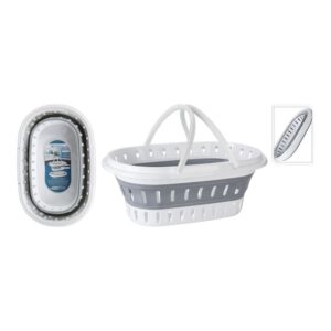 CESTO PARA LA ROPA PLEGABLE CON MEDIDAS 60 x 40 x 27 cm