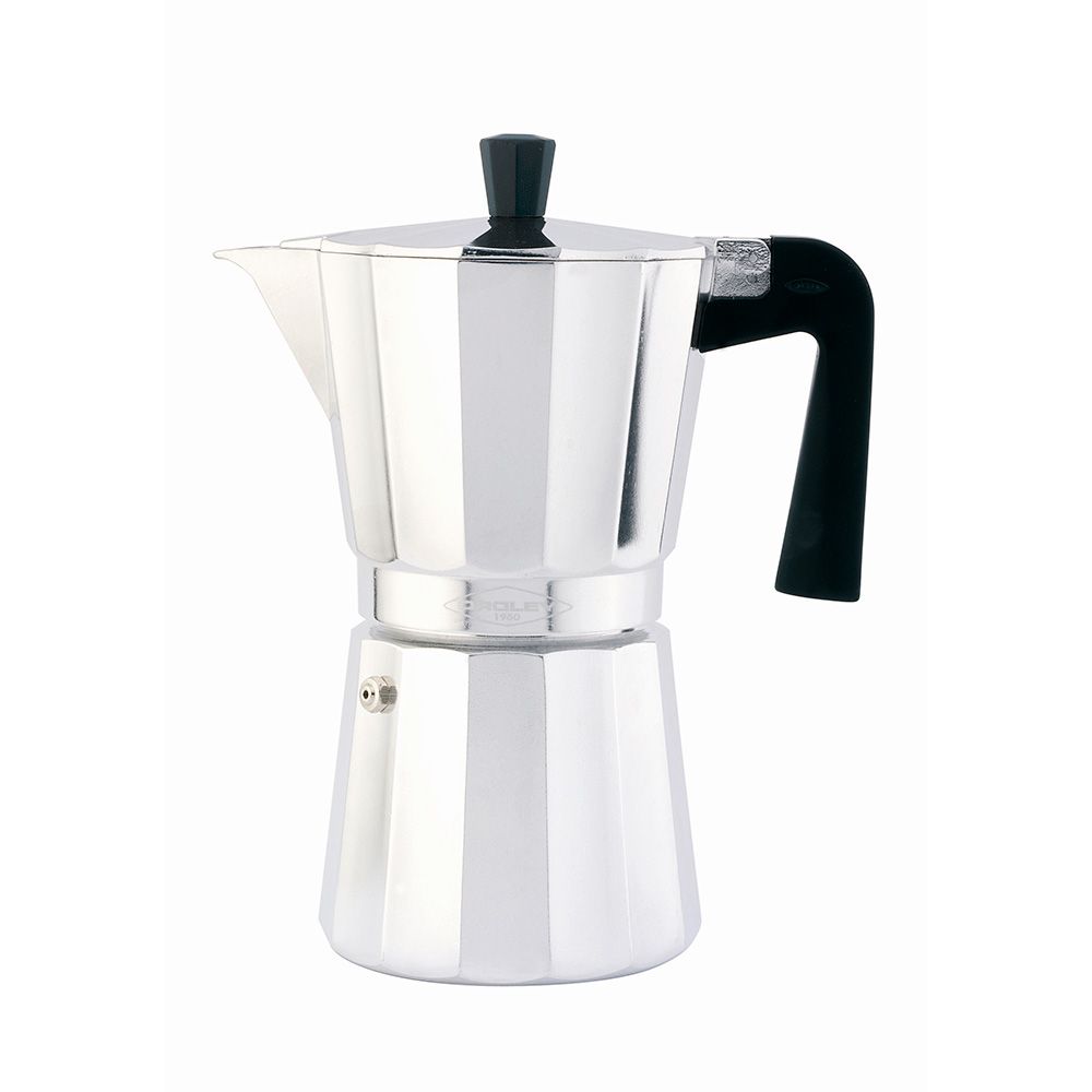 CAFETERA DE ALUMINIO NEW VITRO NO APTA PARA INDUCCIÓN, 3 TAZAS