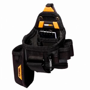 BOLSA PARA CINTA MÉTRICA Y CÚTER, SISTEMA CLIPTECH, 17 x 9 x 25 cm