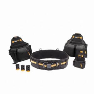 CINTURÓN PORTAHERRAMIENTAS CONSTRUCTOR PRO, SISTEMA CLIPTECH, JUEGO DE 4 PIEZAS