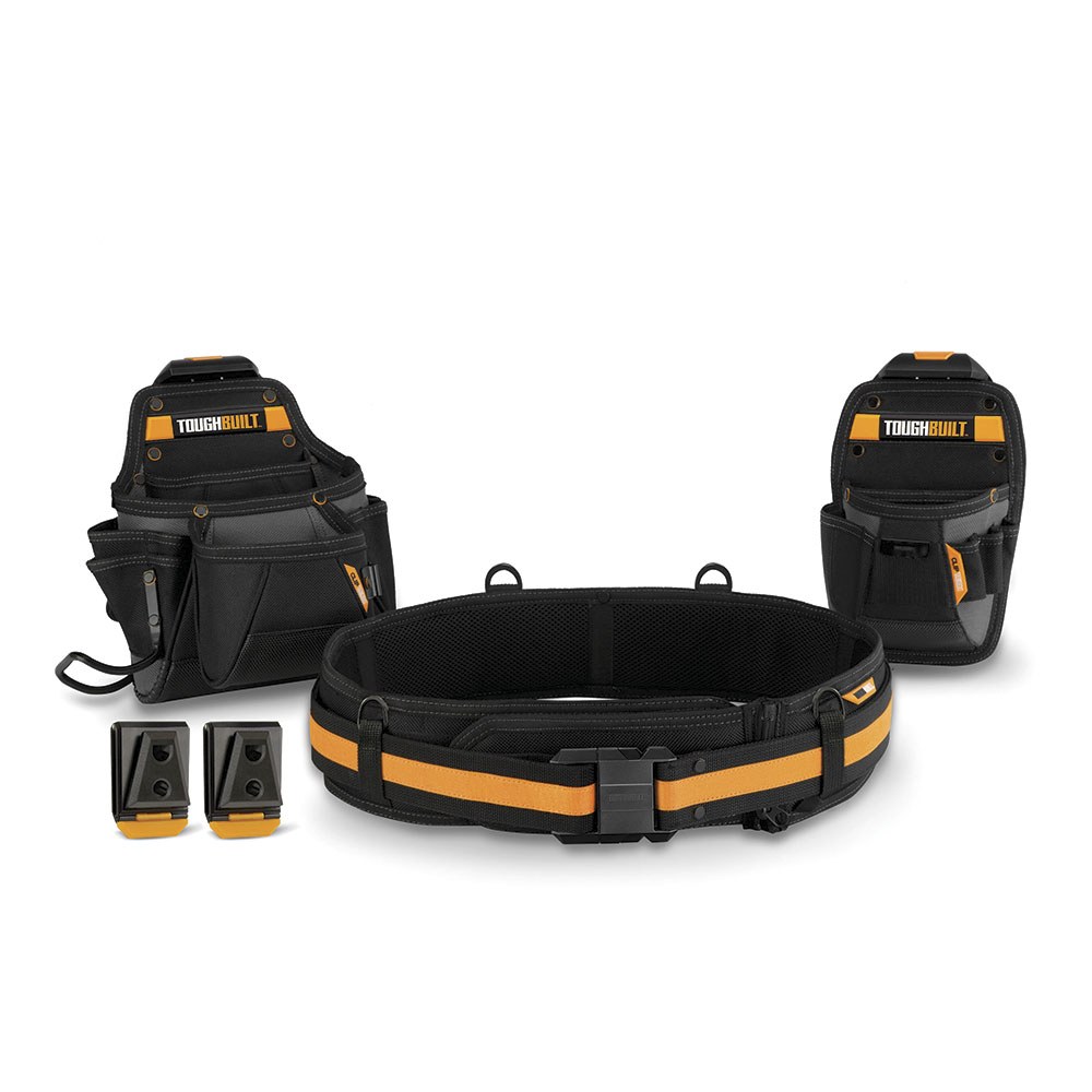 CINTURÓN PORTAHERRAMIENTAS ARTESANO, SISTEMA CLIPTECH, SET DE 3 PIEZAS