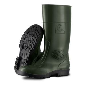 BOTA DE AGUA CON SEGURIDAD S5 SRC COLOR VERDE Y NEGRO TALLA 39