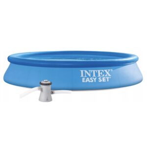 PISCINA HINCHABLE REDONDA MODELO EASY SET, CON DEPURADORA, Ø244 x 61 cm