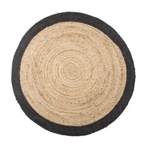 ALFOMBRA ARPILLERA NEGRA Ø120 cm