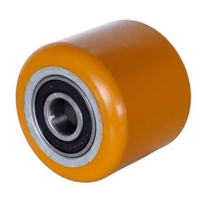 RUEDA DE TRANSPALETA, POLIURETANO, CARGA MÁXIMA 500 kg, Ø80 mm
