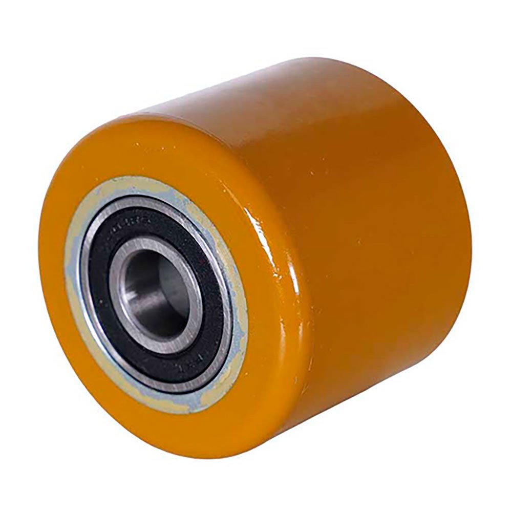 RUEDA DE TRANSPALETA, POLIURETANO, CARGA MÁXIMA 640 kg, Ø82 mm