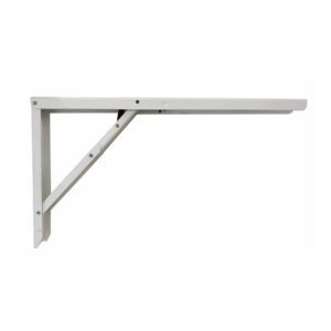 ESCUADRA DE ACERO PLEGABLE ABAT-TABLE BLANCO 30 x 52 cm