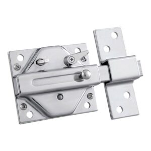 CERROJO, SEGURIDAD, SOBREPONER, MODELO CS88C, DE ACERO CON ACABADO CROMO SATINADO