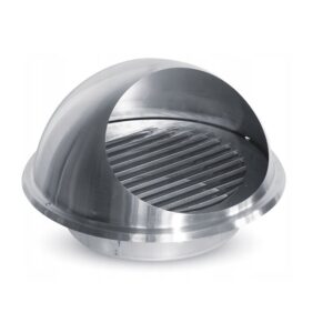 REJILLA VENTILACIÓN REDONDA EMPOTRABLE CON COPA DE INOX Ø125 mm