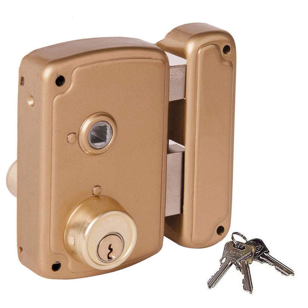 CERRADURA, SOBREPONER, MODELO 4056BHB065D, CON MANILLA Y LLAVE DE 1 PUNTO, MANO DERECHA