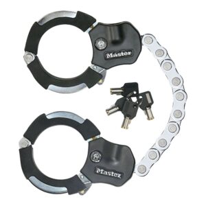 ESPOSAS DE ACERO, BIKE SECURITY, CON 9 ESLABONES, BLISTER