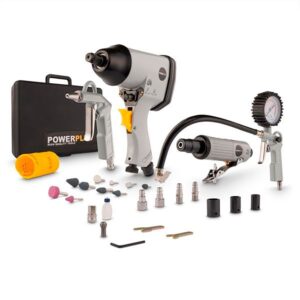 KIT HERRAMIENTAS NEUMÁTICAS, JUEGO 25 PIEZAS