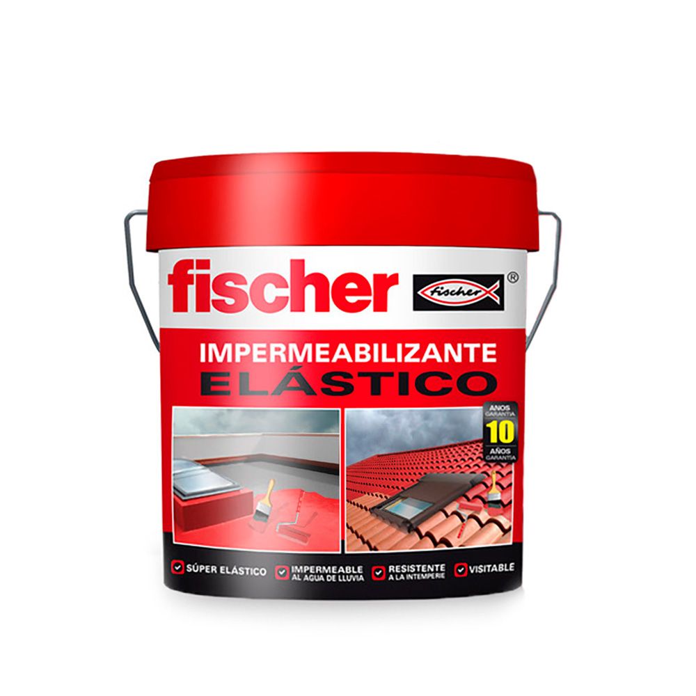 IMPERMEABILIZANTE ELÁSTICO ROJO 4 L PRÓXIMA FECHA CADUCIDAD 30/01/27