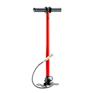 BOMBA MANUAL PCP FLEXIBLE 1/8 BSP, 300 BAR, CONECTOR FOSTER, FILTRO ANTIHUMEDAD