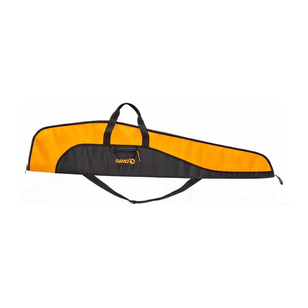 FUNDA PARA CARABINA CON VISOR NARANJA/NEGRA 120 cm